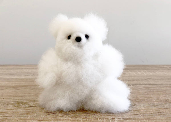Micro Alpaca Stuffed Animal - Bear