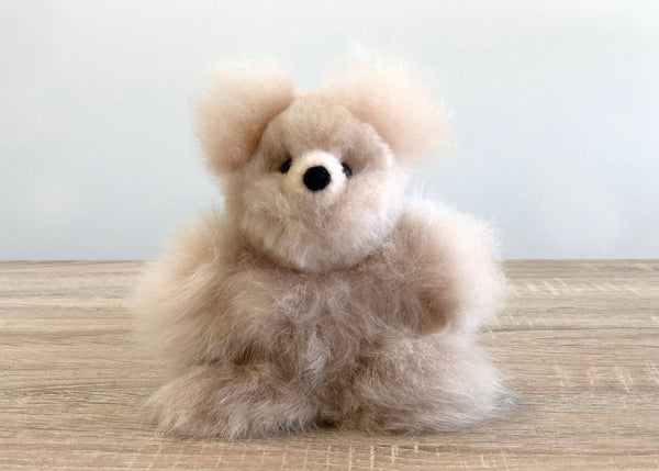 Micro Alpaca Stuffed Animal - Bear
